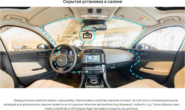 Изображение товара Автомобильный видеорегистратор TrendVision TDR-725 Real 4K