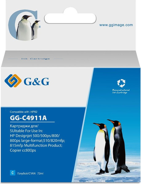 Изображение товара Картридж G&G GG-C4911A