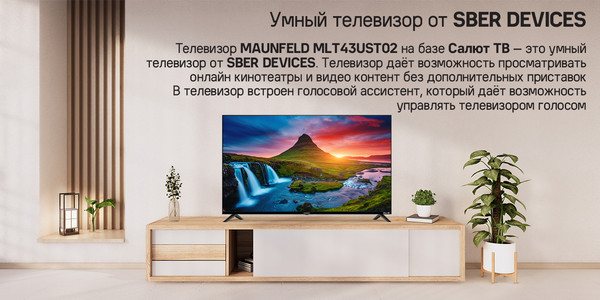 Изображение товара Телевизор Maunfeld MLT43UST02