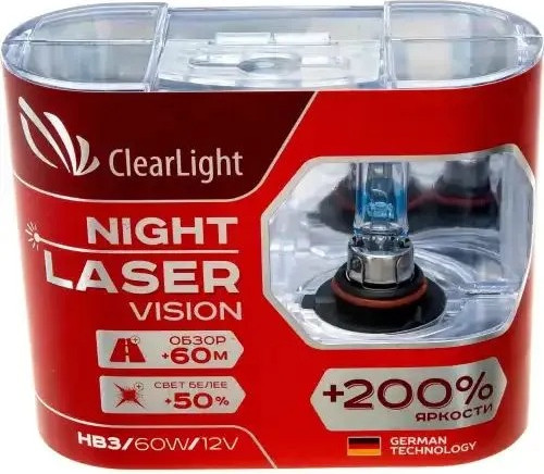 Изображение товара Комплект автомобильных ламп ClearLight ML9005NLV200 (2шт)