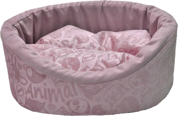 Изображение товара Лежанка для животных Homepet 77922 (49x43x17см, розовый)