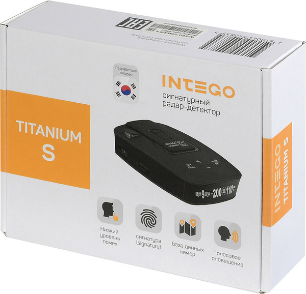 Изображение товара Радар-детектор Intego Titanium S