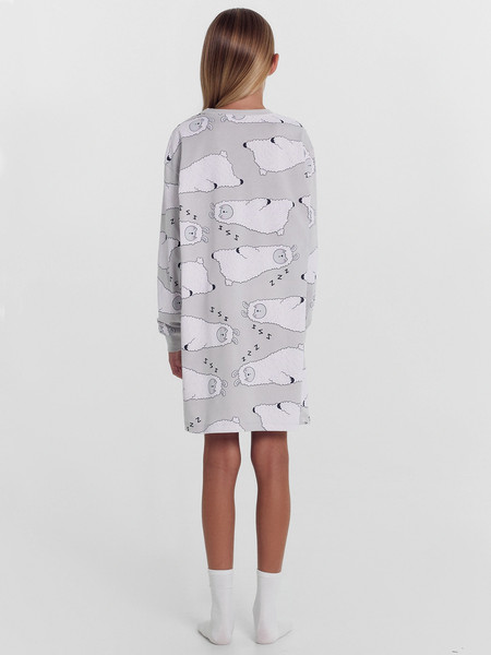 Изображение товара Сорочка детская Mark Formelle 577718 (р.158-80, ламы на светло-сером)