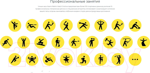 Изображение товара Умные часы Xiaomi Redmi Watch 3 Active M2235W1 / BHR7266GL (черный)