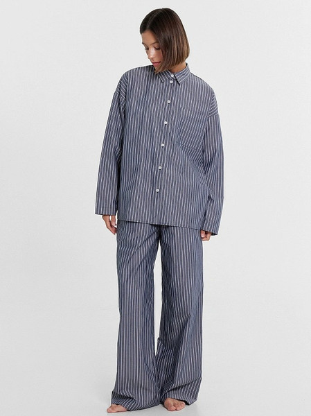 Изображение товара Рубашка Mark Formelle 502985 (р.170-96-102, темно-синяя полоска)