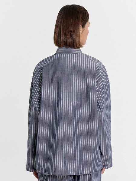 Изображение товара Рубашка Mark Formelle 502985 (р.170-96-102, темно-синяя полоска)