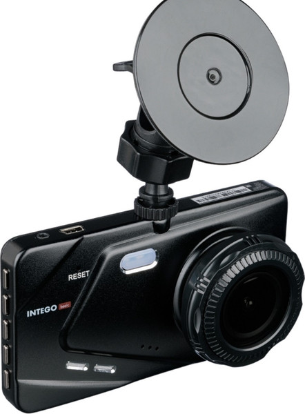 Изображение товара Автомобильный видеорегистратор Intego VX-395DUAL с картой памяти 32GB (Dark Night)