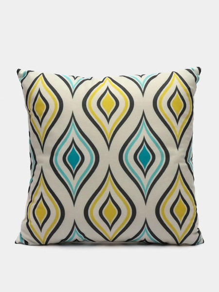 Изображение товара Подушка декоративная MATEX Fantasy Retro. Ретро 2 / 31-420 (голубой/желтый)