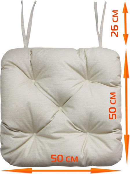 Изображение товара Подушка на стул MATEX Corfu / 62-899 (бежевый)