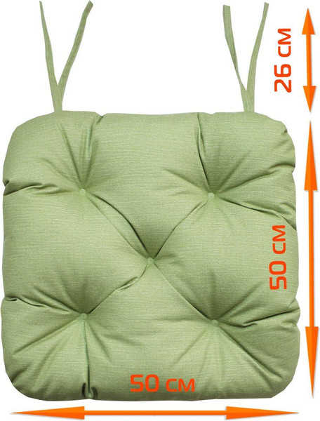 Изображение товара Подушка на стул MATEX Corfu / 62-950 (фисташковый)
