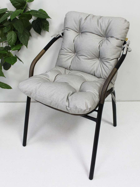 Изображение товара Подушка на стул MATEX Corfu Lounge / 64-978 (светло-серый)