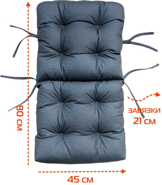 Изображение товара Подушка на стул MATEX Corfu Lounge / 65-012 (темно-бирюзовый)