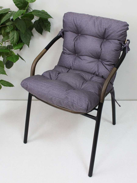 Изображение товара Подушка на стул MATEX Corfu Lounge / 65-029 (темно-серый)