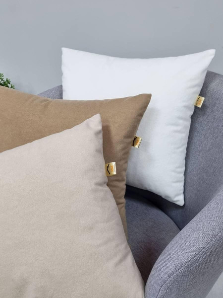 Изображение товара Подушка декоративная MATEX Velours / 30-614 (кофейный)