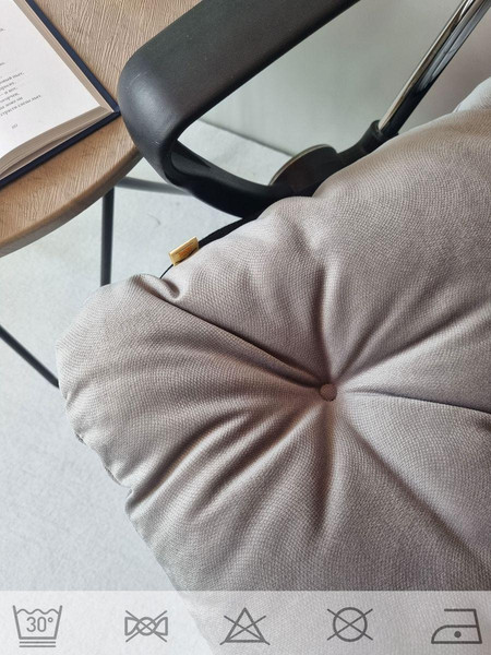 Изображение товара Подушка на стул MATEX Loca / 61-786 (стальной)