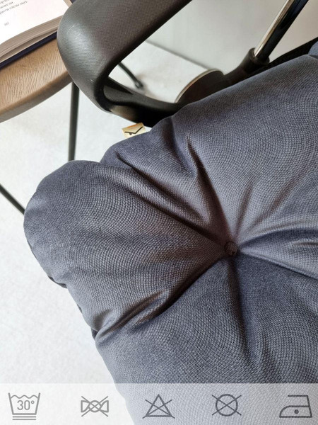 Изображение товара Подушка на стул MATEX Loca / 61-809 (графит)