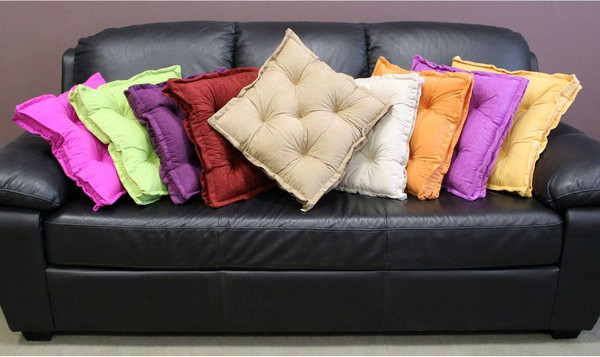 Изображение товара Подушка на стул MATEX Velours 2D / 51-176 (молочный)