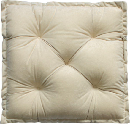 Изображение товара Подушка на стул MATEX Velours 2D / 51-176 (молочный)