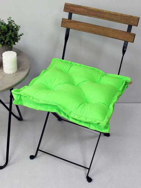 Изображение товара Подушка на стул MATEX Velours 2D / 51-213 (салатовый)