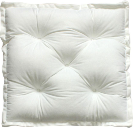 Изображение товара Подушка на стул MATEX Velours 2D / 51-220 (белый)