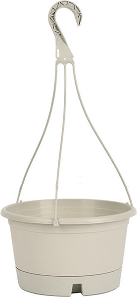 Изображение товара Вазон BOTANICA подвесное с поддоном (2.8л, молочный)