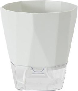 Изображение товара Кашпо BOTANICA Aspect с поддоном (17x13.5см, серый)