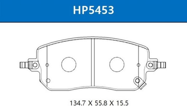 Изображение товара Тормозные колодки HSB HP5453