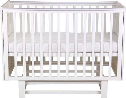 Изображение товара Детская кроватка Polini Kids Simple 342 с маятником / 0003168-04 (белый)