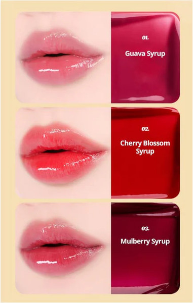 Изображение товара Блеск для губ The Saem Saemmul Candy Syrup Gloss тон 03 Mulberry Syrup