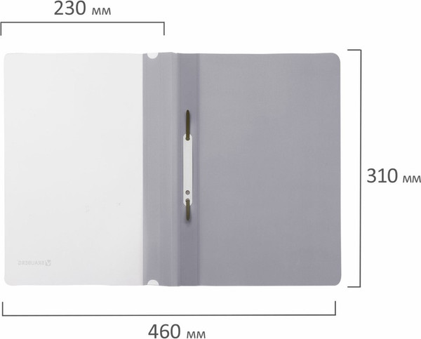 Изображение товара Папка для бумаг Brauberg 220387 (серый)