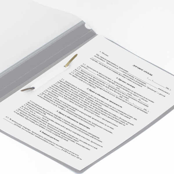 Изображение товара Папка для бумаг Brauberg 220387 (серый)