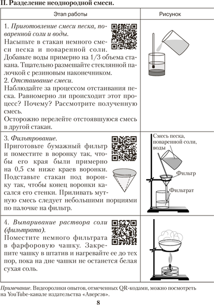 Изображение товара Рабочая тетрадь Аверсэв Химия. 7 кл. Тетрадь для практических работ, мягкая обложка (Сечко Ольга)