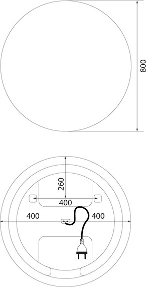 Изображение товара Зеркало IDDIS Bild BIL8000i98