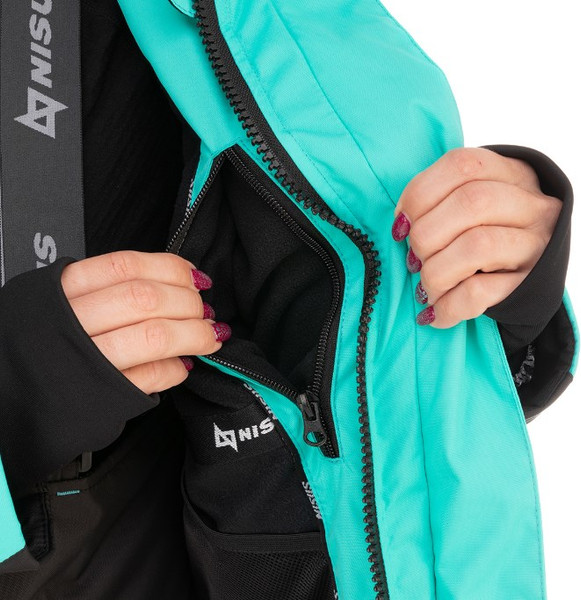 Изображение товара Костюм для охоты и рыбалки Nisus Зимний Mira 10/10 К Шелтер до -40С / T-M-XL-50-170-G (XL, Aqua Green/Black)