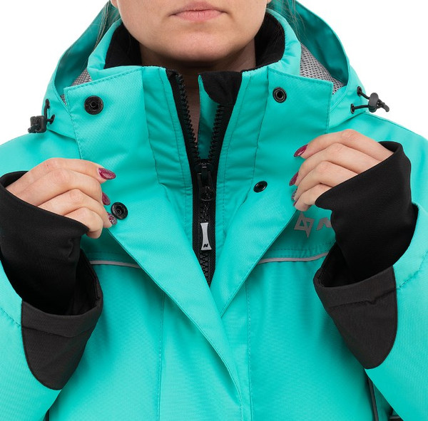 Изображение товара Костюм для охоты и рыбалки Nisus Зимний Mira 10/10 К Шелтер до -40С / T-M-2XL-52-170-G (2XL, Aqua Green/Black)