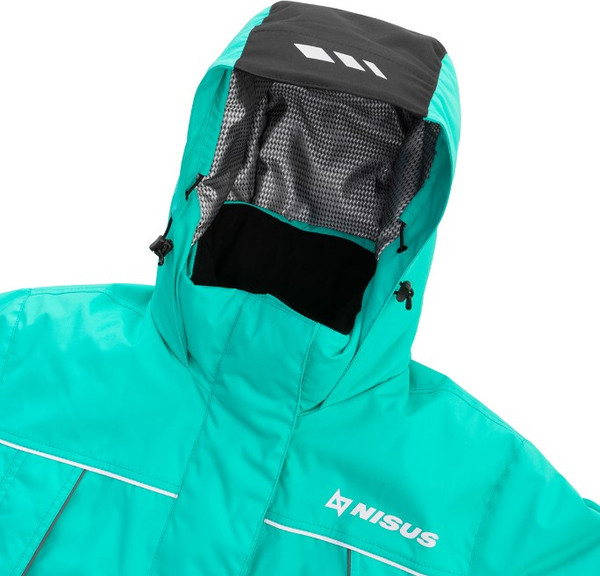 Изображение товара Костюм для охоты и рыбалки Nisus Зимний Mira 10/10 К Шелтер до -40С / T-M-2XL-52-170-G (2XL, Aqua Green/Black)