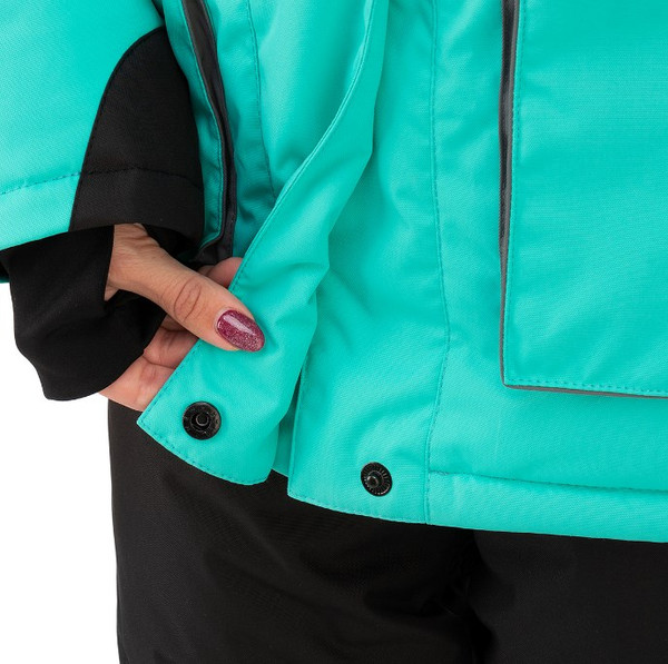 Изображение товара Костюм для охоты и рыбалки Nisus Зимний Mira 10/10 К Шелтер до -40С / T-M-2XL-52-170-G (2XL, Aqua Green/Black)