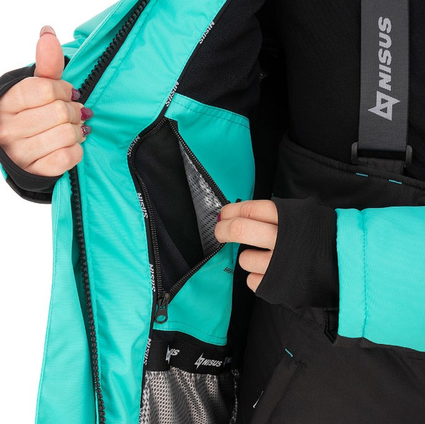 Изображение товара Костюм для охоты и рыбалки Nisus Зимний Mira 10/10 К Шелтер до -40С / T-M-M-46-170-G (M, Aqua Green/Black)