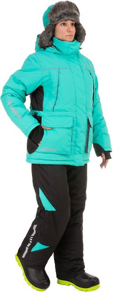 Изображение товара Костюм для охоты и рыбалки Nisus Зимний Mira 10/10 К Шелтер до -40С / T-M-M-46-170-G (M, Aqua Green/Black)