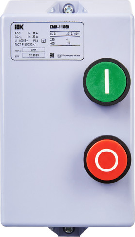 Изображение товара Контактор IEK KKM16-018-380-00