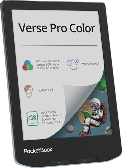 Изображение товара Электронная книга PocketBook A4 634K3 Verse Pro / PB634K3-1-CIS (Stormy Sea)