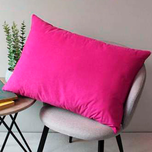 Изображение товара Наволочка декоративная MATEX Velours / 61-236 (фуксия)