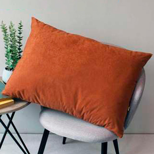 Изображение товара Наволочка декоративная MATEX Velours / 61-250 (красно-коричневый)