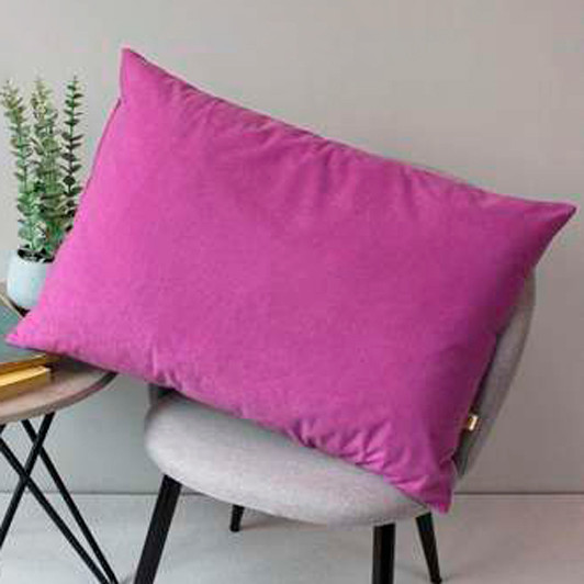 Изображение товара Наволочка декоративная MATEX Velours / 61-267 (светло-фиолетовый)