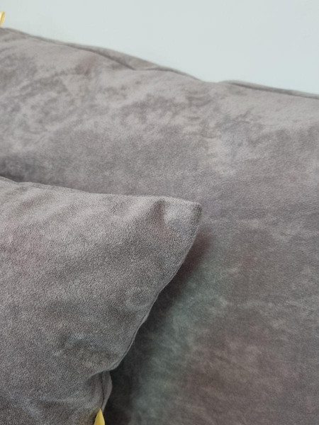 Изображение товара Наволочка декоративная MATEX Velours / 56-539 (серый)