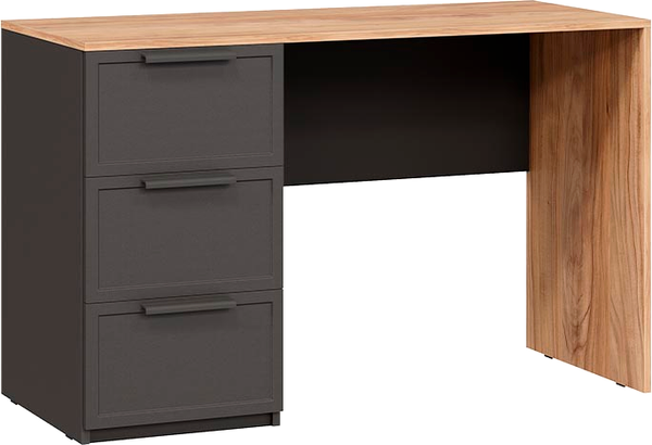 Изображение товара Письменный стол ТриЯ Стелла тип 1 (серый вулкан/фон серый/яблоня беллуно)