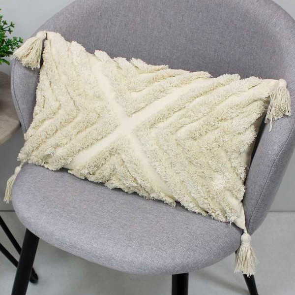 Изображение товара Наволочка декоративная MATEX Tufted / ALEX-002 (молочный/бежевый)