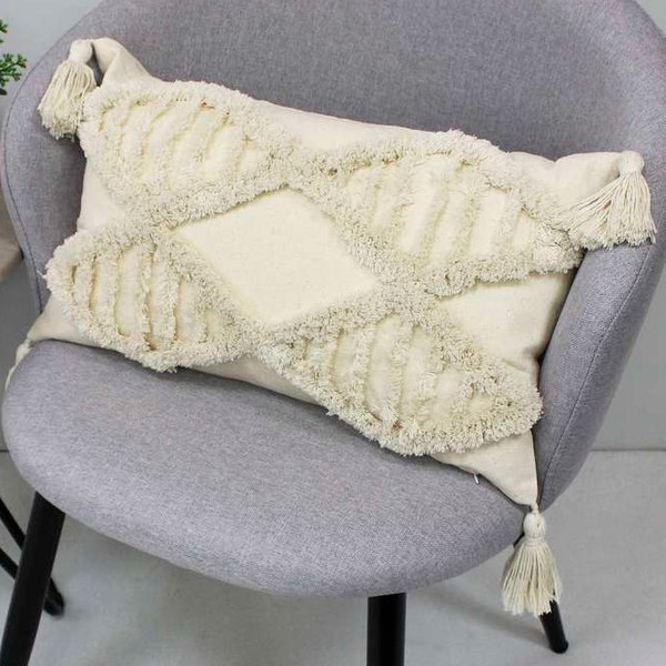 Изображение товара Наволочка декоративная MATEX Tufted / ALEX-015 (бежевый/бежевый меланж)