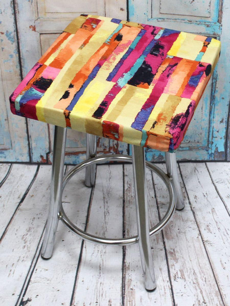 Изображение товара Подушка на стул MATEX Cuadro Concept. Аппликация / 33-356 (фуксия/горчичный/бирюзовый)