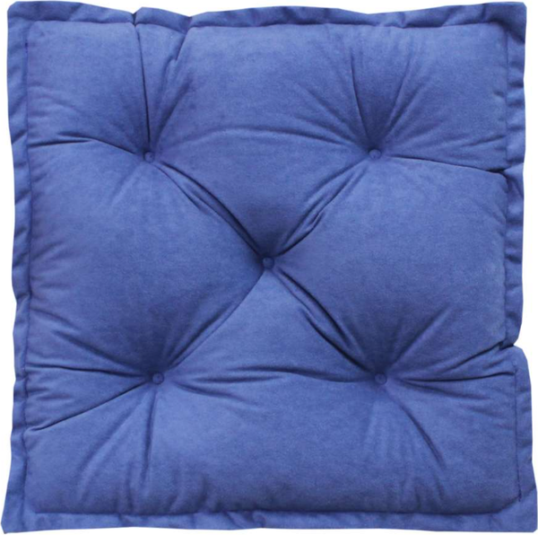 Изображение товара Подушка на стул MATEX Velours 2D / 51-039 (серо-голубой)